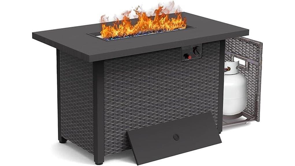 42 inch propane outdoor firepit