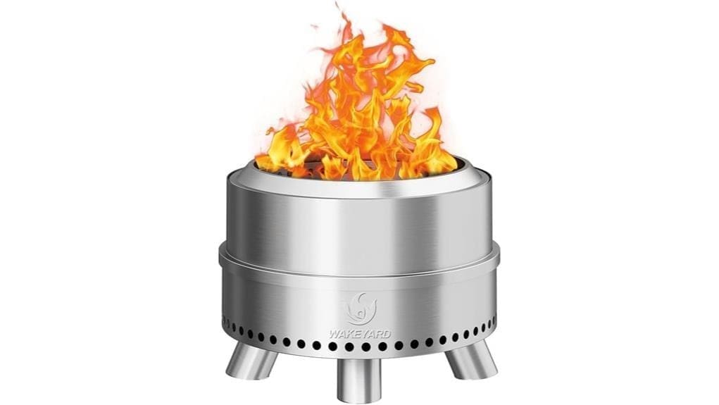 portable 19 5 smokeless firepit